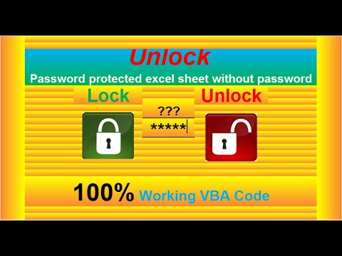 excel vba project unviewable unlock